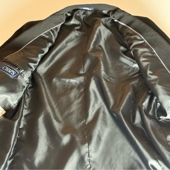 Chaps Boys Black Blazer Size 18, black two button blazer, classic design‎ - Picture 4 of 9
